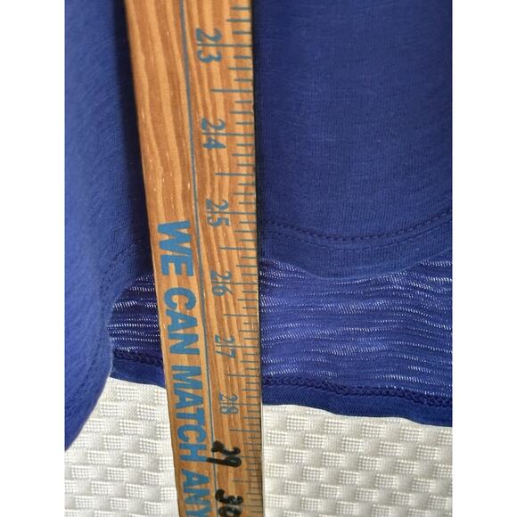 Chicos Modal Cotton Tee Womens Long Sleeve Shirt Blue Casual Large 2 - Picture 8 of 8